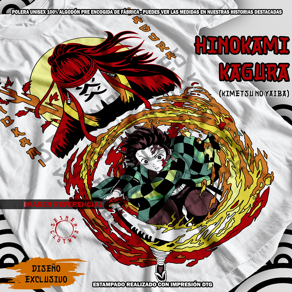 Polera Hinokami Kagura (Tanjiro) - Kimetsu No Yaiba [B] 1