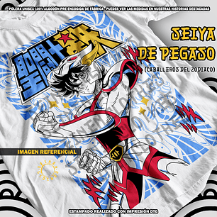 Polera Seiya De Pegaso - Los Caballeros Del Zodiaco [B]