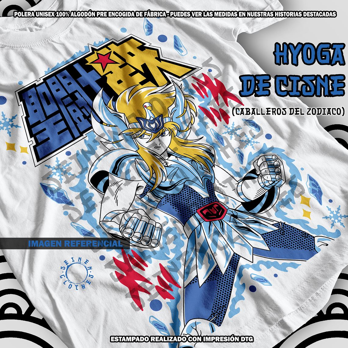 Polera Hyoga De Cisne - Los Caballeros Del Zodiaco [B] 1