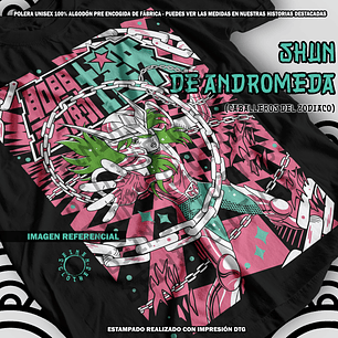 Polera Shun De Andromeda - Los Caballeros Del Zodiaco [N]