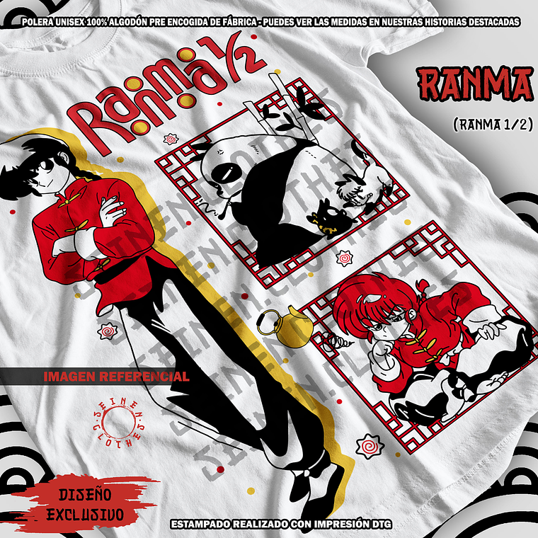 Polera Ranma - Ranma 1/2 [B] 1