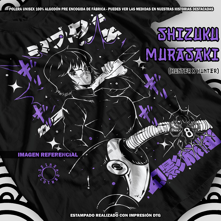 Polera Shizuku Murasaki - Hunter x Hunter [N] 1