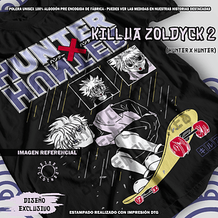 Polera Killua Zoldyck 2 - Hunter x Hunter [N]