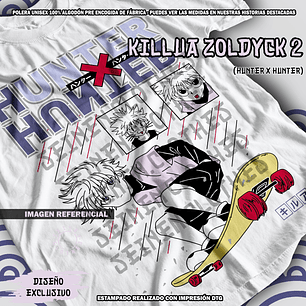 Polera Killua Zoldyck 2 - Hunter x Hunter [B]