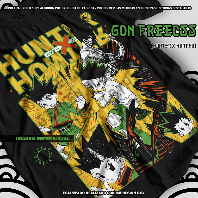 Polera Gon Freecss - Hunter x Hunter [N] 1