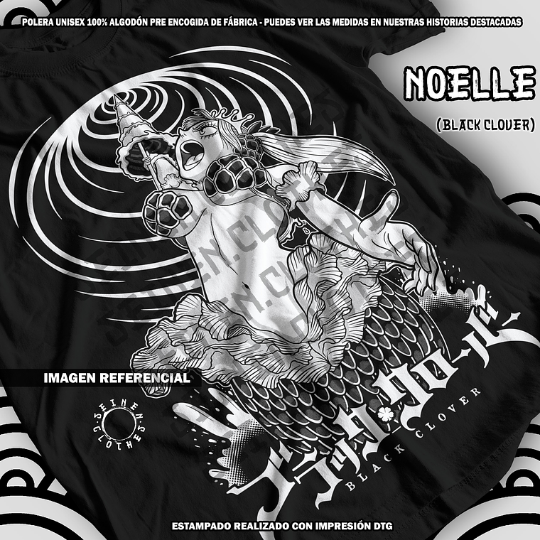 Polera Noelle - Black Clover [N] 1
