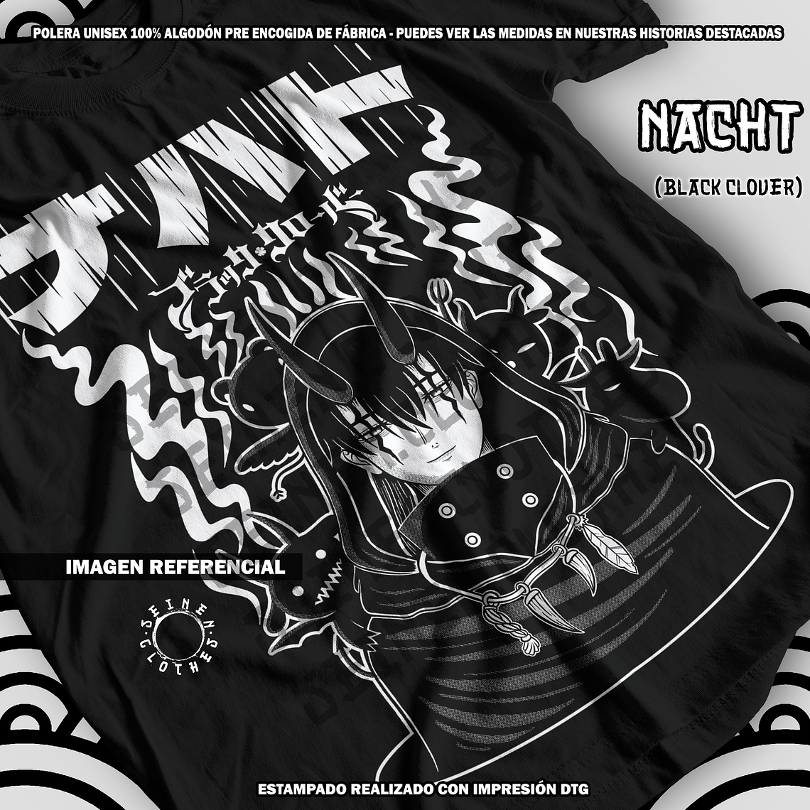 Polera Nacht - Black Clover [N] 1