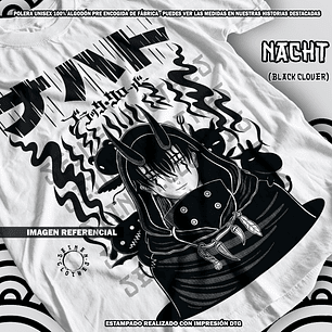 Polera Nacht - Black Clover [B]