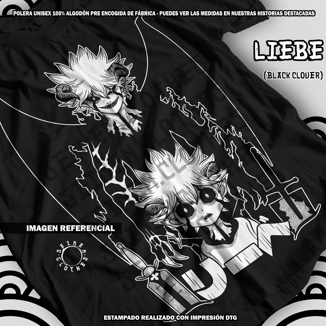 Polera Liebe - Black Clover [N] 1