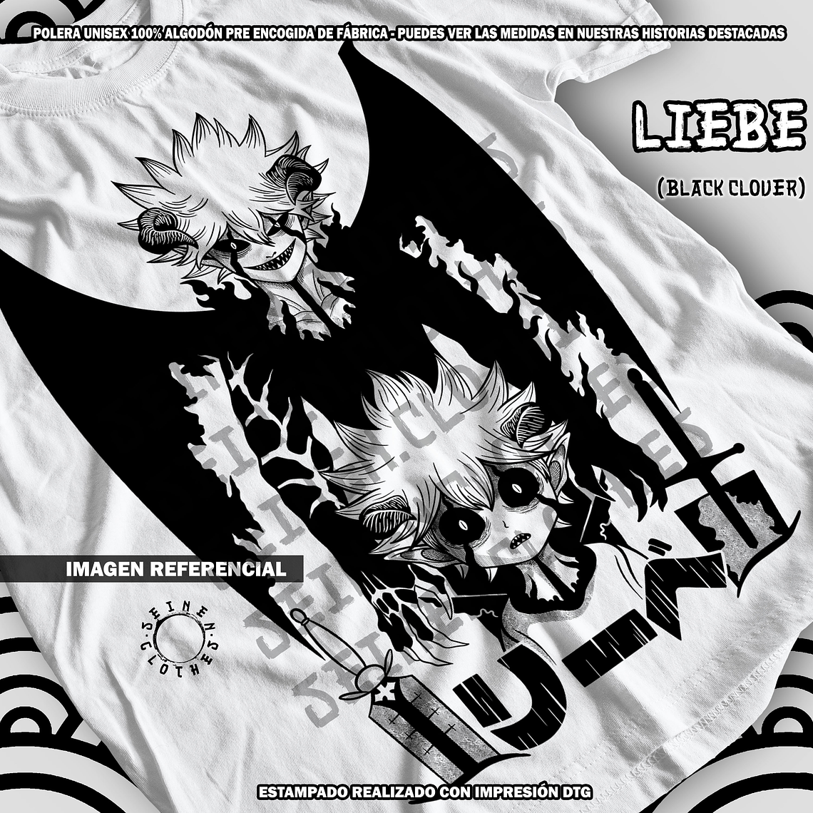 Polera Liebe - Black Clover [B] 1