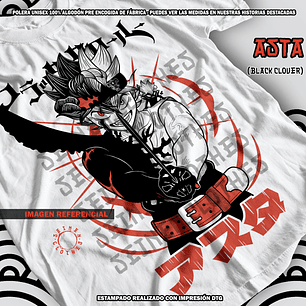 Polera Asta - Black Clover [B]