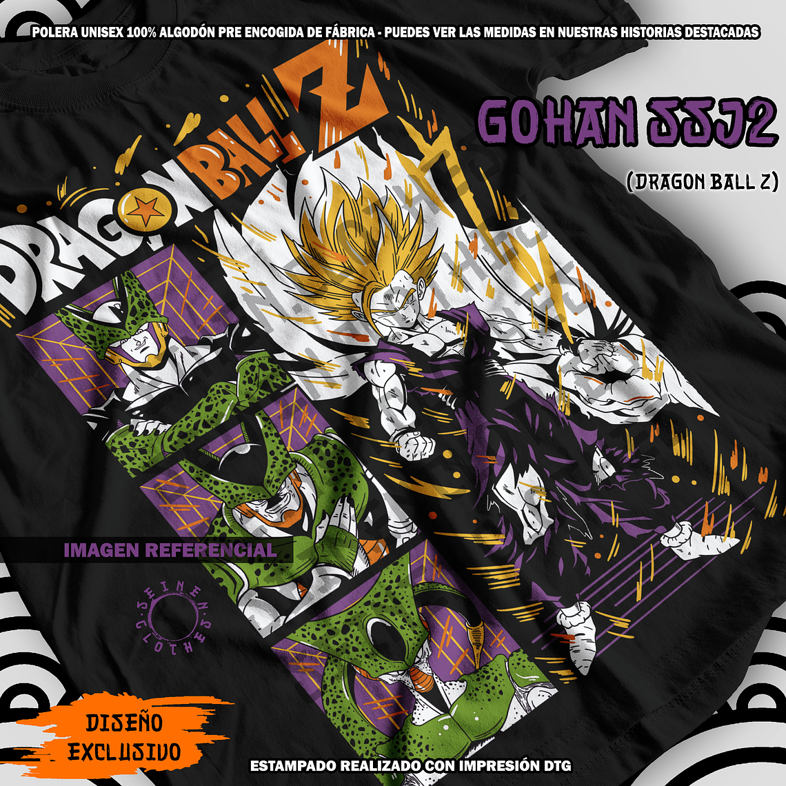 Polera Gohan SSJ2 - Dragon Ball Z [N] 1