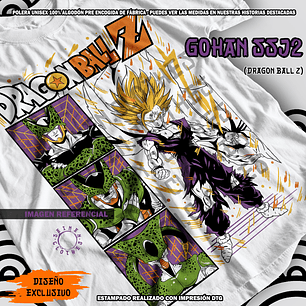 Polera Gohan SSJ2 - Dragon Ball Z [B]