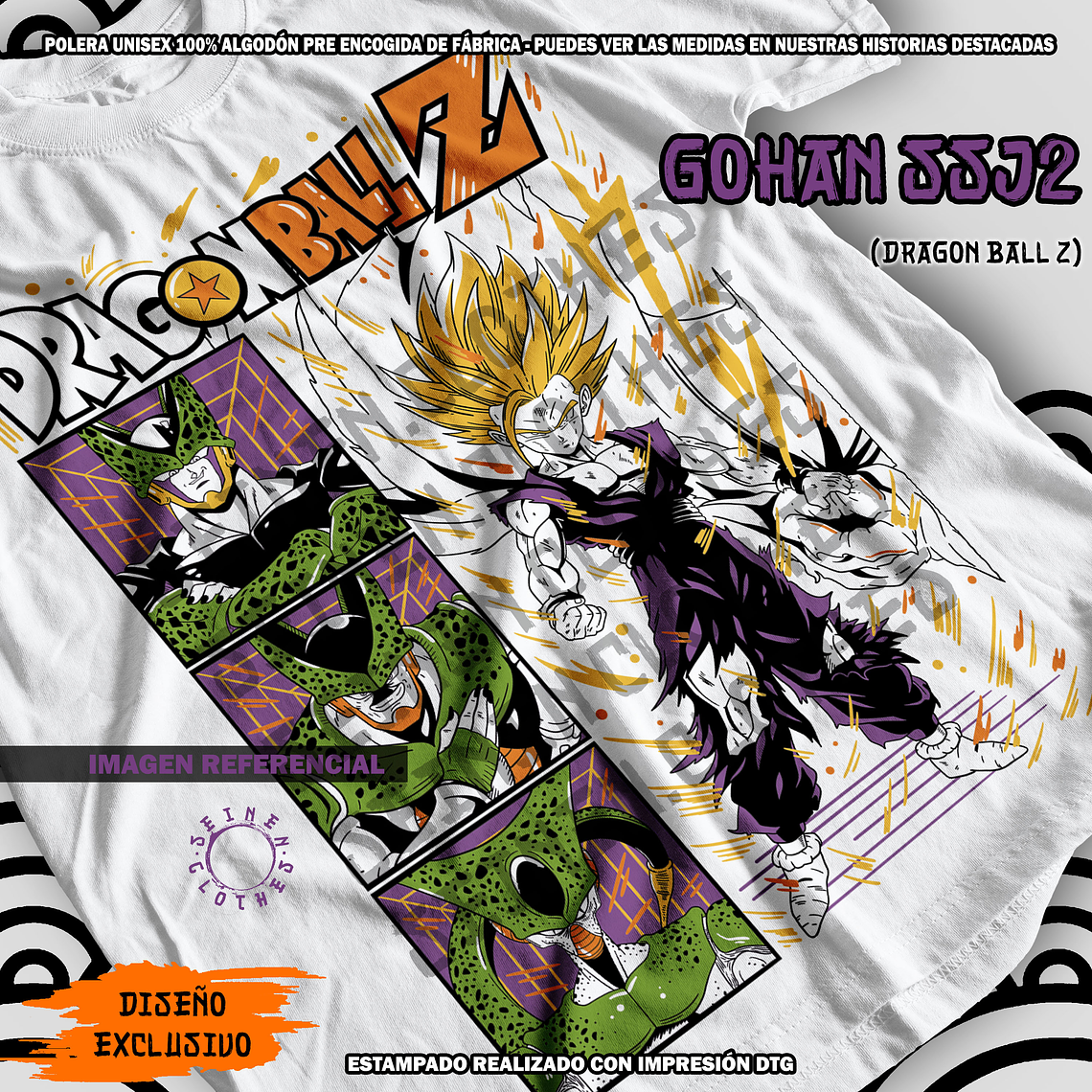 Polera Gohan SSJ2 - Dragon Ball Z [B] 1