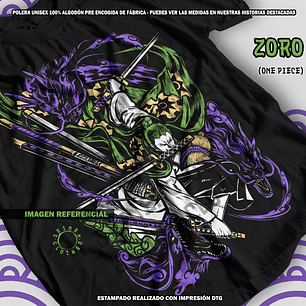 Polera Zoro - One Piece [N]