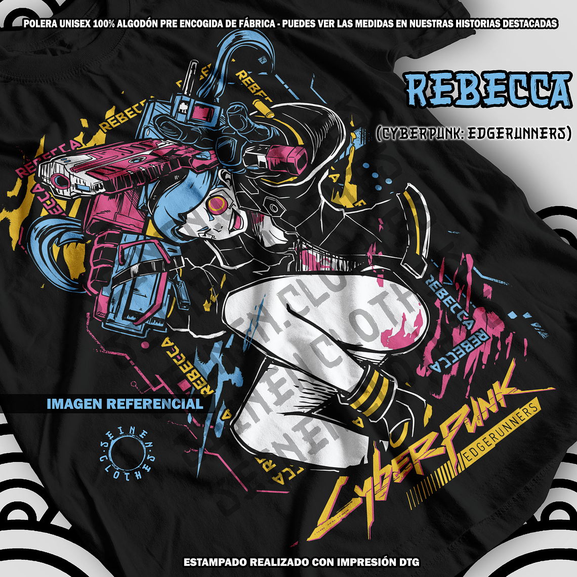 Polera Rebecca - Cyberpunk: Edgerunners [N] 1