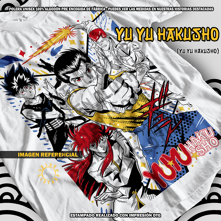 Polera Yu Yu Hakusho [B] 1