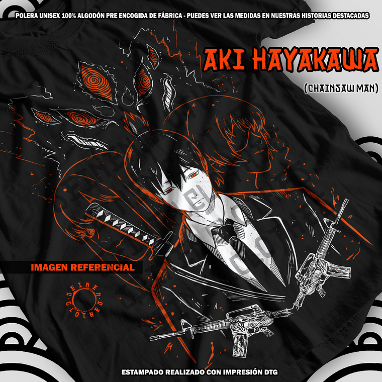 Polera Aki Hayakawa - Chainsaw Man [N] 1
