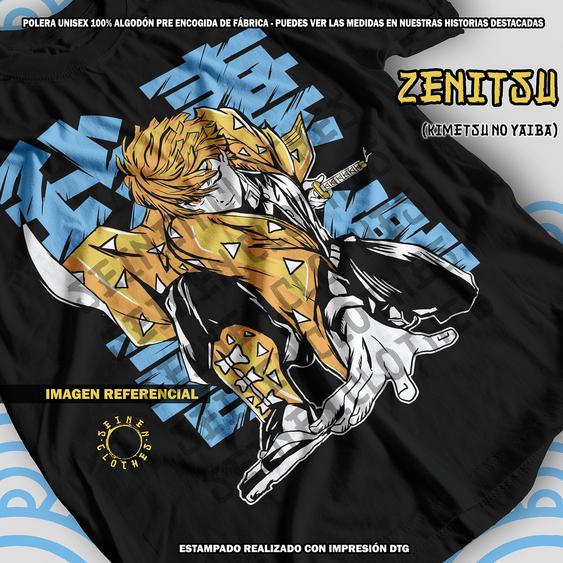 Polera Zenitsu - Kimetsu No Yaiba [N] 1