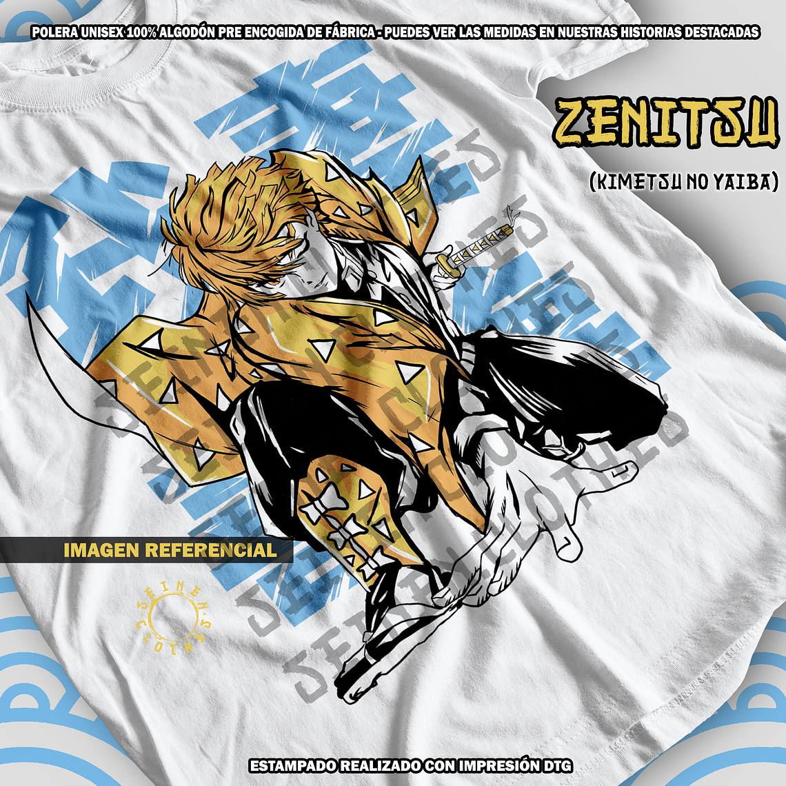 Polera Zenitsu - Kimetsu No Yaiba [B] 1