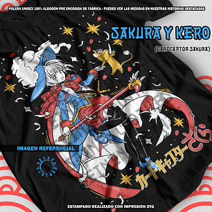 Polera Sakura y Kero - Cardcaptor Sakura [N]