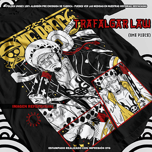 Polera Trafalgar Law - One Piece [N]