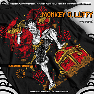 Polera Monkey D. Luffy - One Piece [N]