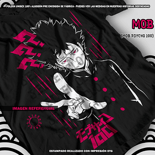 Polera Mob - Mob Psycho 100 [N]