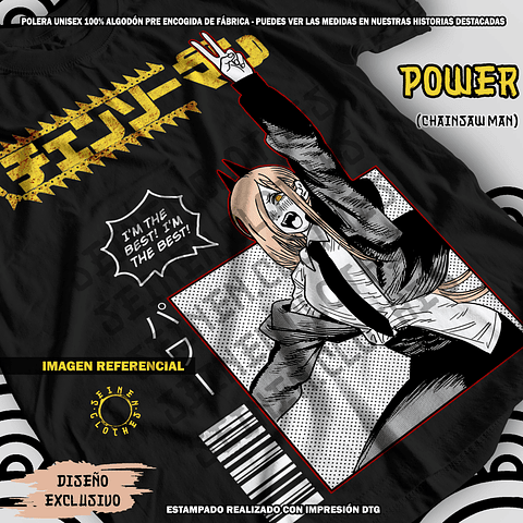 Polera Power - Chainsaw Man [N]