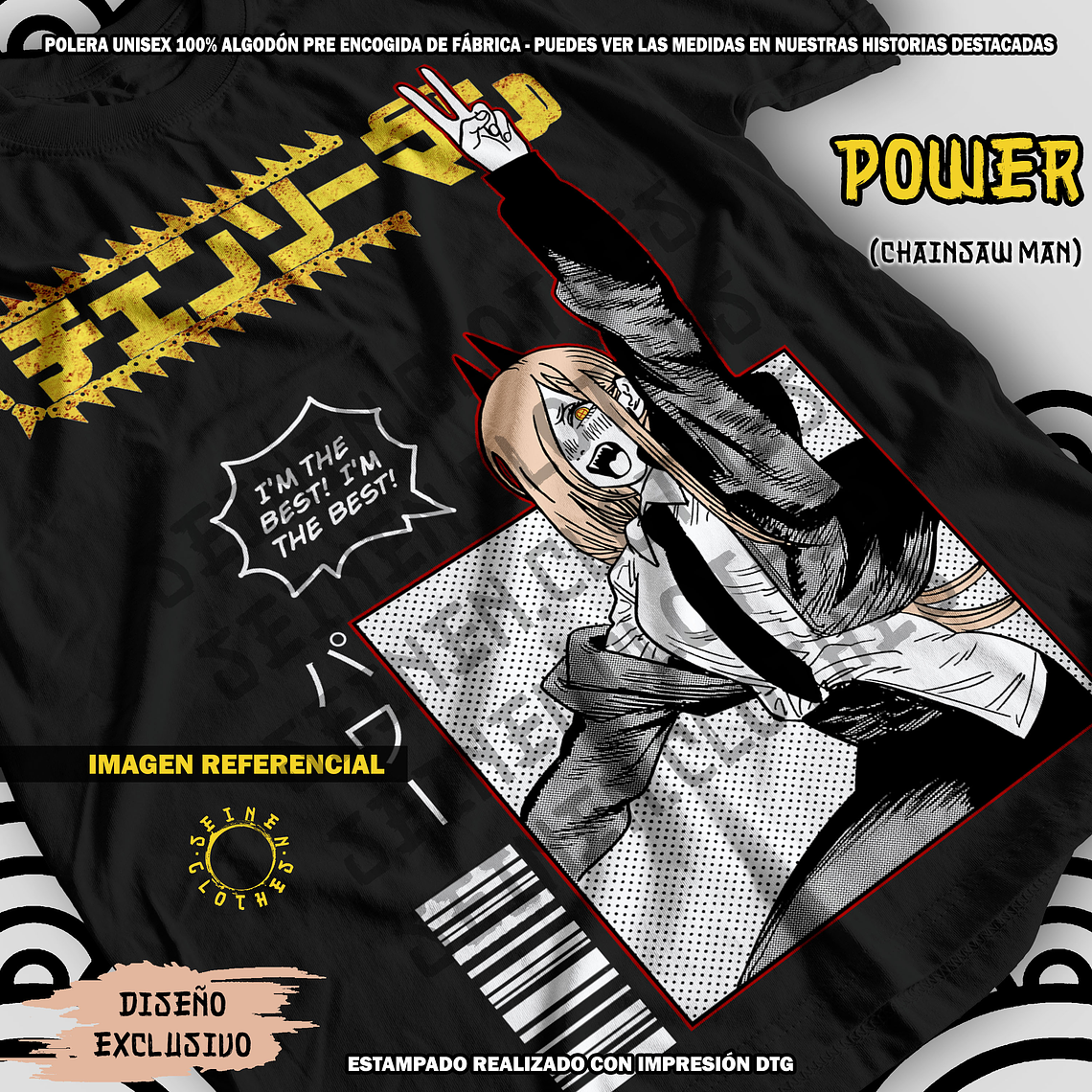 Polera Power - Chainsaw Man [N] 1