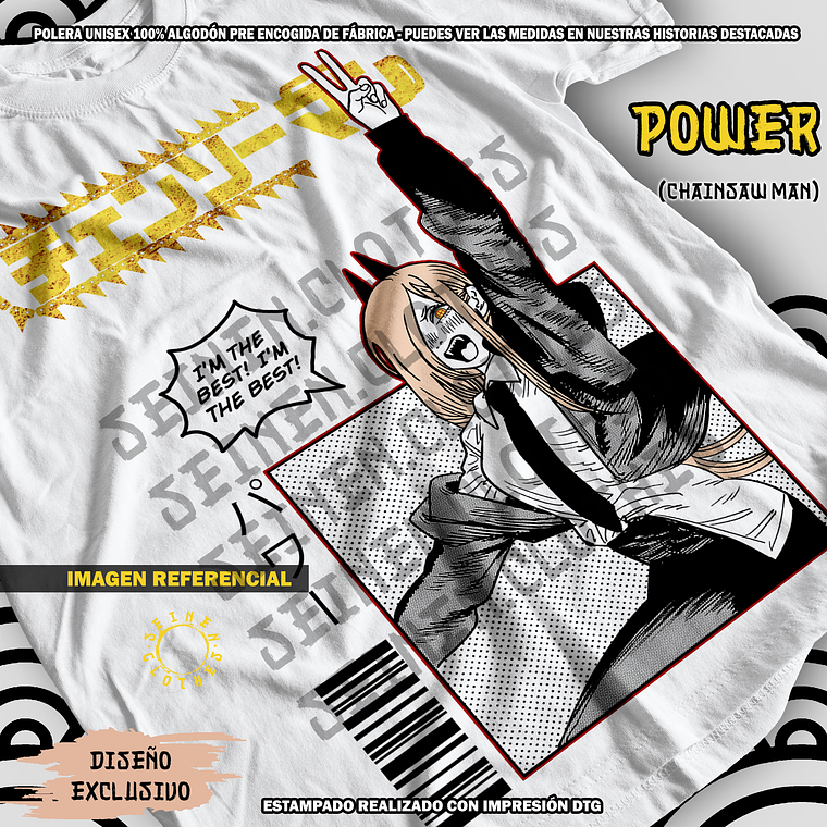 Polera Power - Chainsaw Man [B] 1