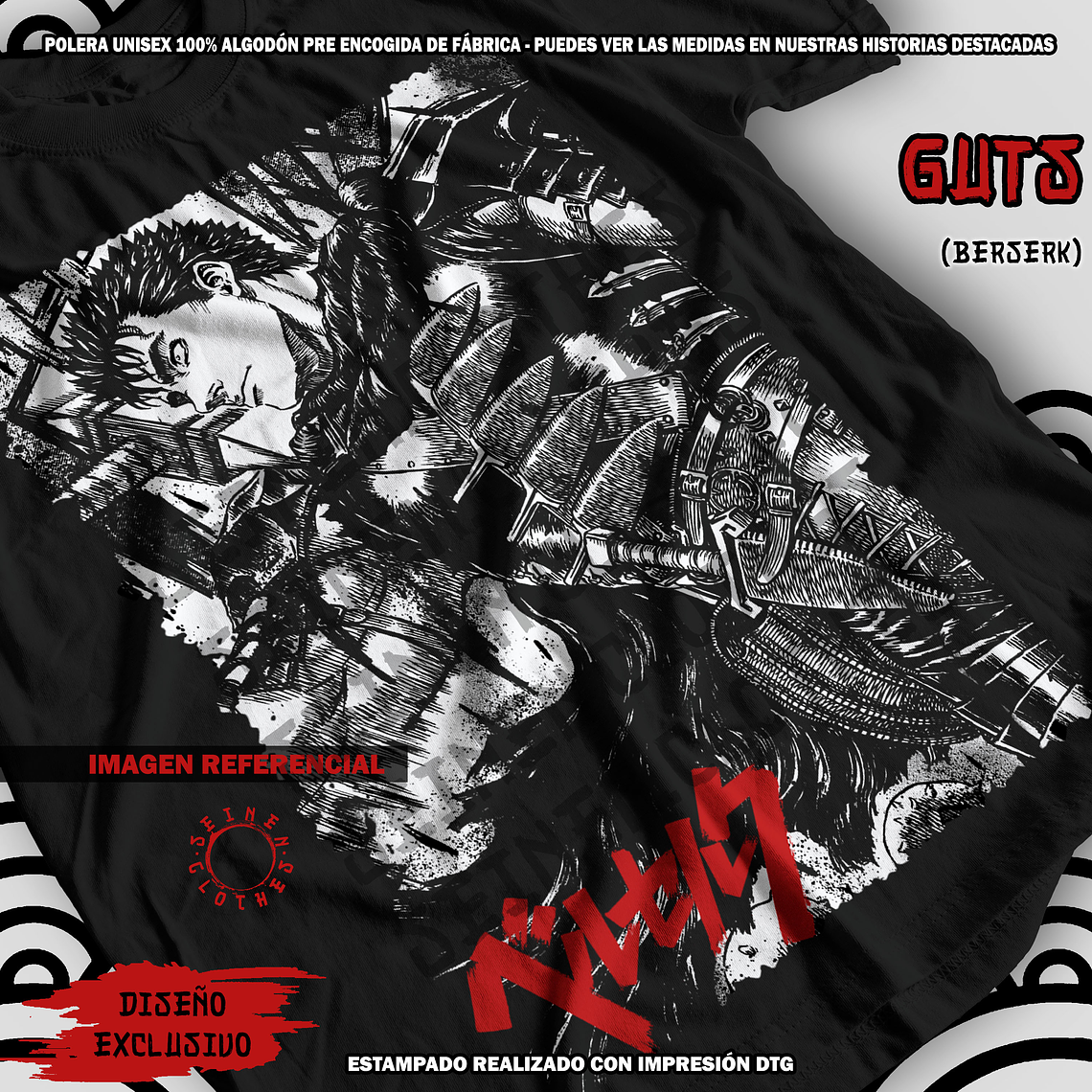 Polera Guts - Berserk [N] 1