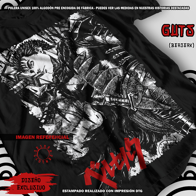 Polera Guts - Berserk [N] 1