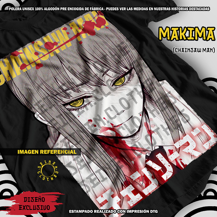 Polera Makima - Chainsaw Man [N] 1