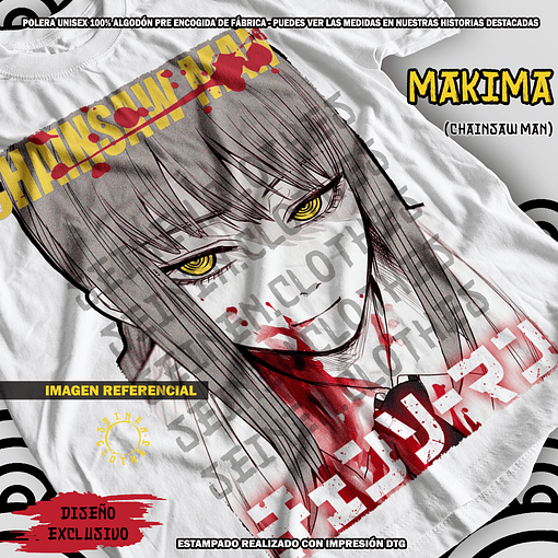 Polera Makima - Chainsaw Man [B]