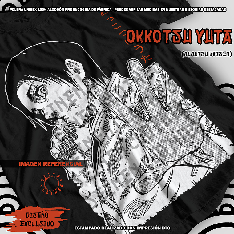Polera Okkotsu Yuta - Jujutsu Kaisen [N] 1