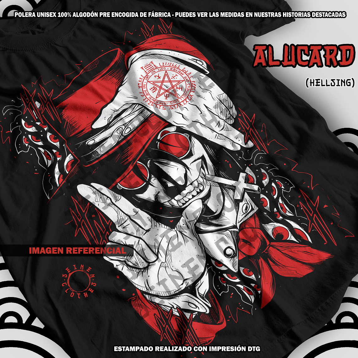 Polera Alucard - Hellsing [N] 1