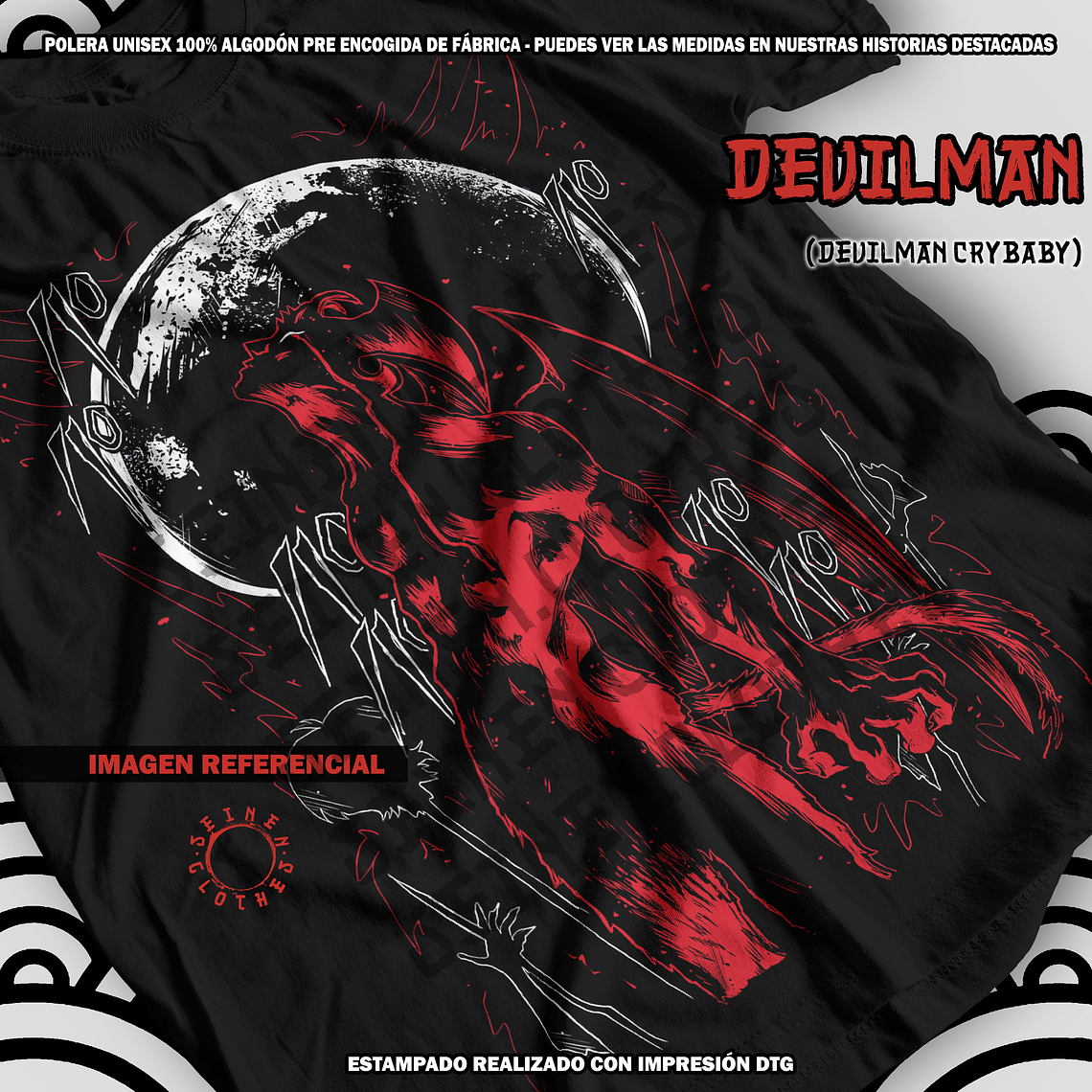 Polera Devilman - Devilman Crybaby [N] 1