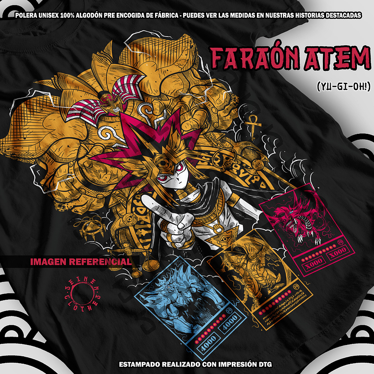 Polera Faraón Atem - Yu-Gi-Oh! [N] 1