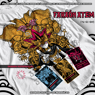 Polera Faraón Atem - Yu-Gi-Oh! [B]