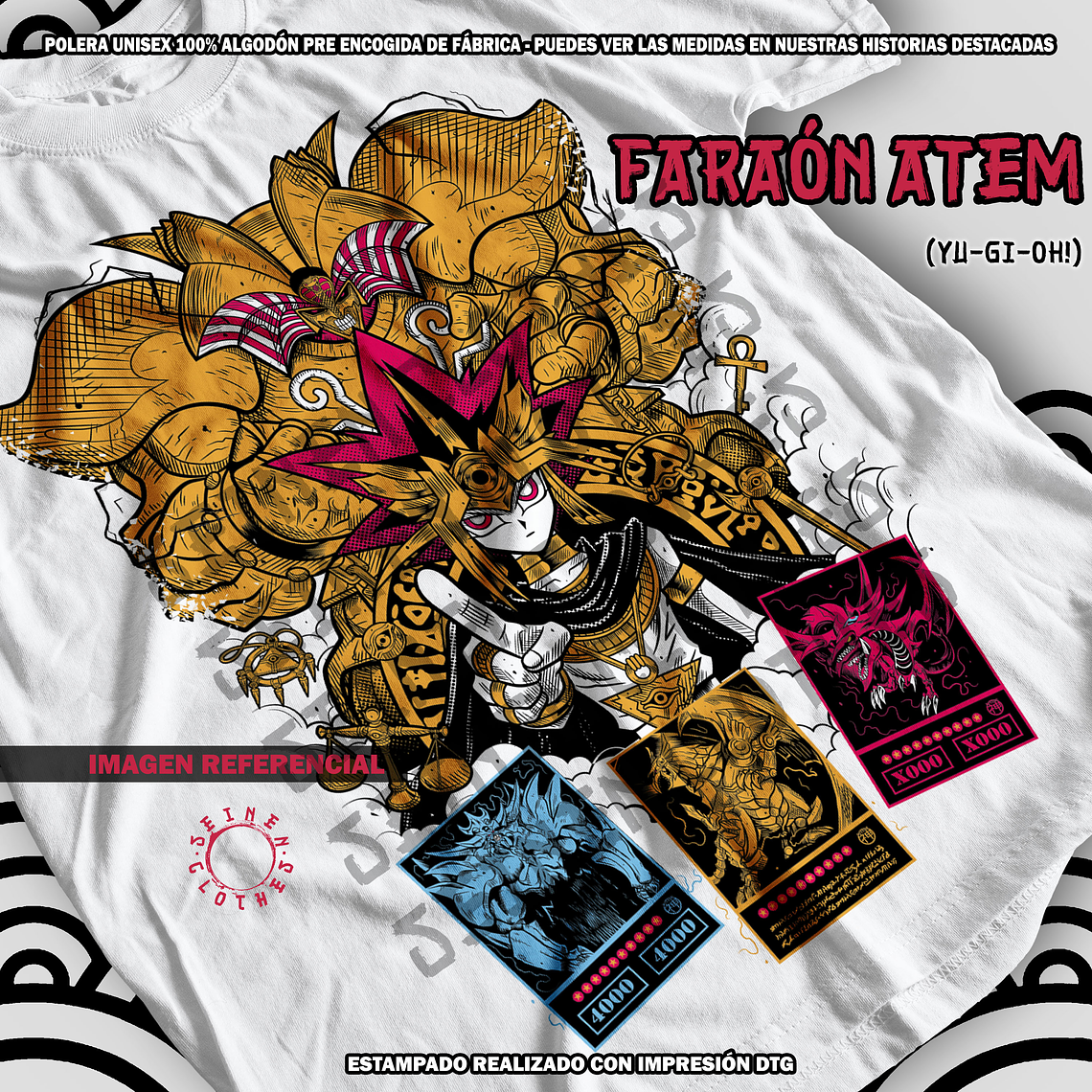 Polera Faraón Atem - Yu-Gi-Oh! [B] 1