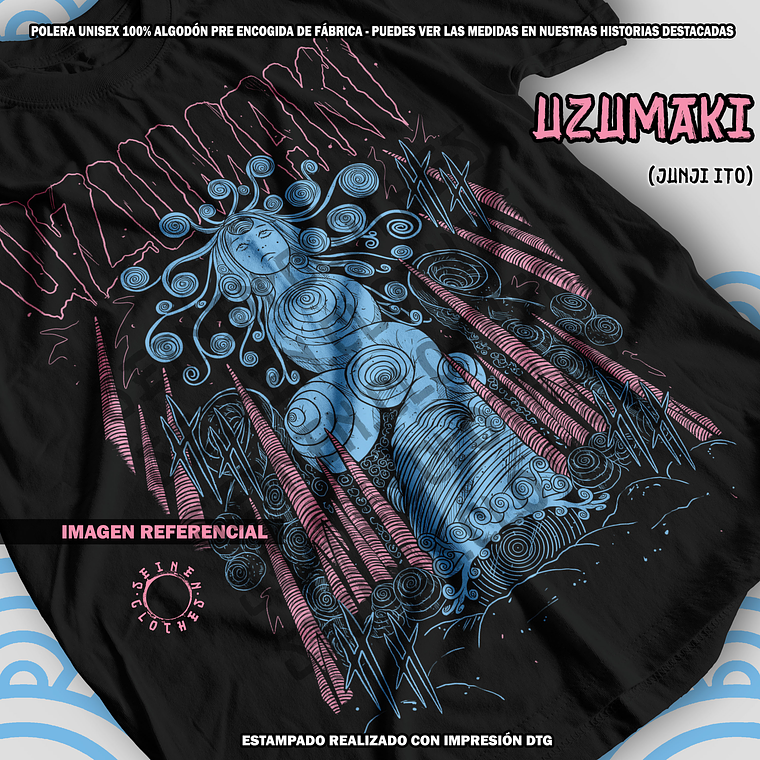 Polera Uzumaki - Junji Ito [N] 1