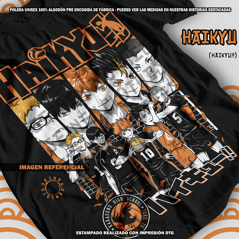 Polera Haikyu - Haikyu!! [N] 2