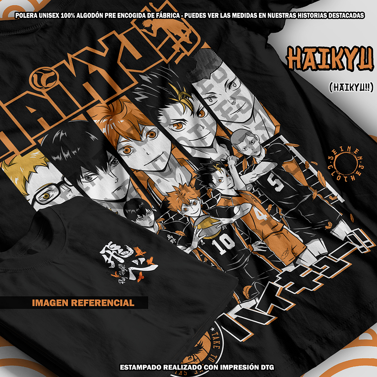 Polera Haikyu - Haikyu!! [N] 1