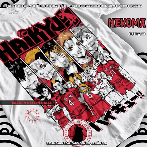 Polera Nekoma - Haikyu!! [B]