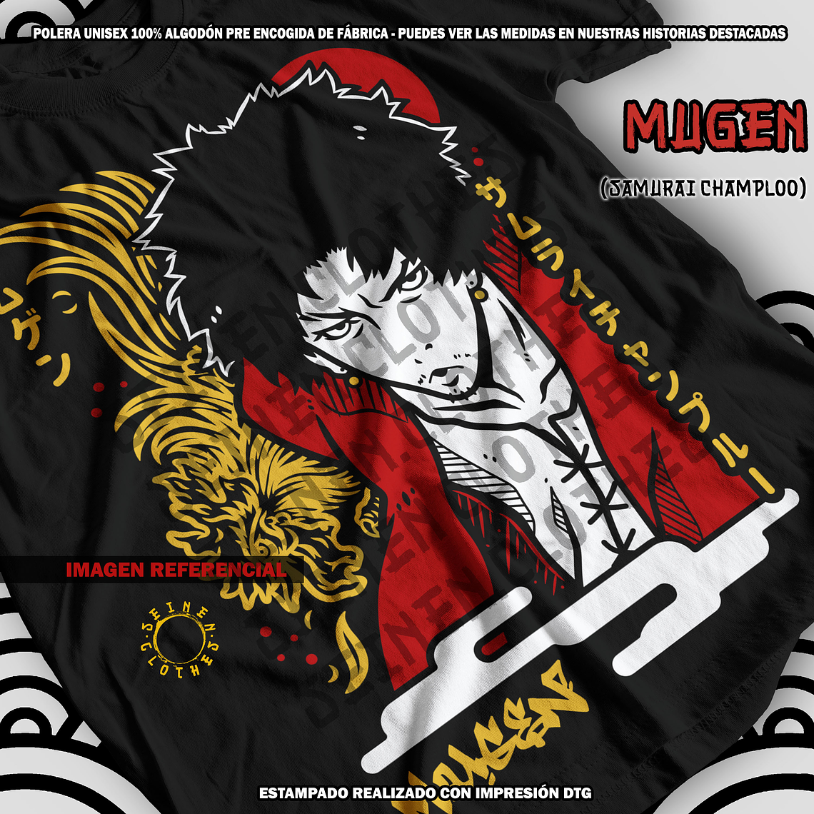 Polera Mugen - Samurai Champloo [N] 2