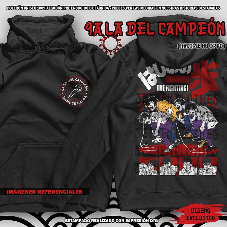 Polerón 9A La Del Campeón - Hajime No Ippo [N] 1