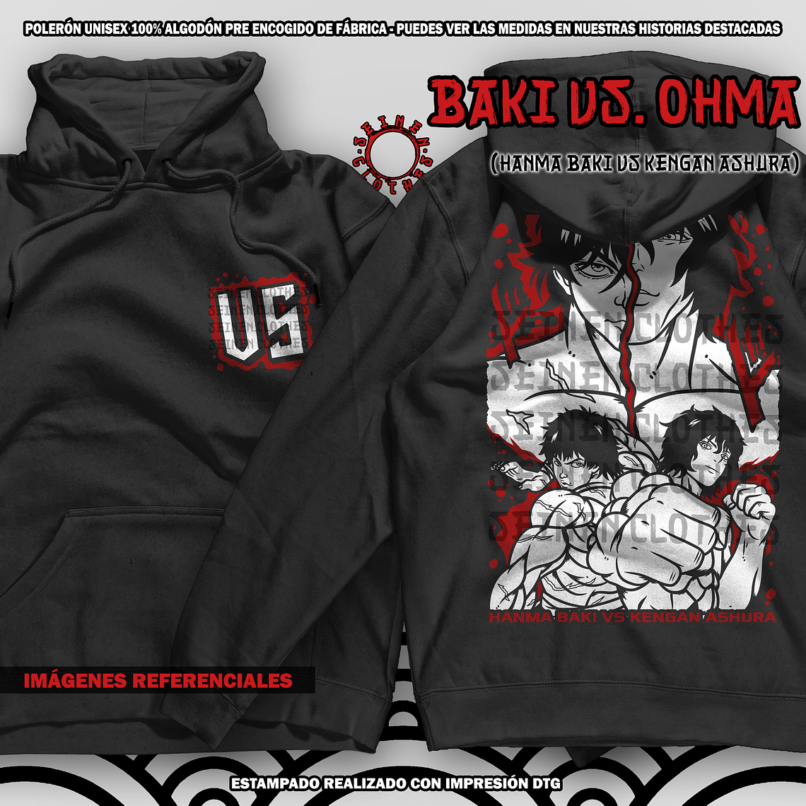 Polerón Baki vs. Ohma - Hanma Baki vs Kengan Ashura [N] 1