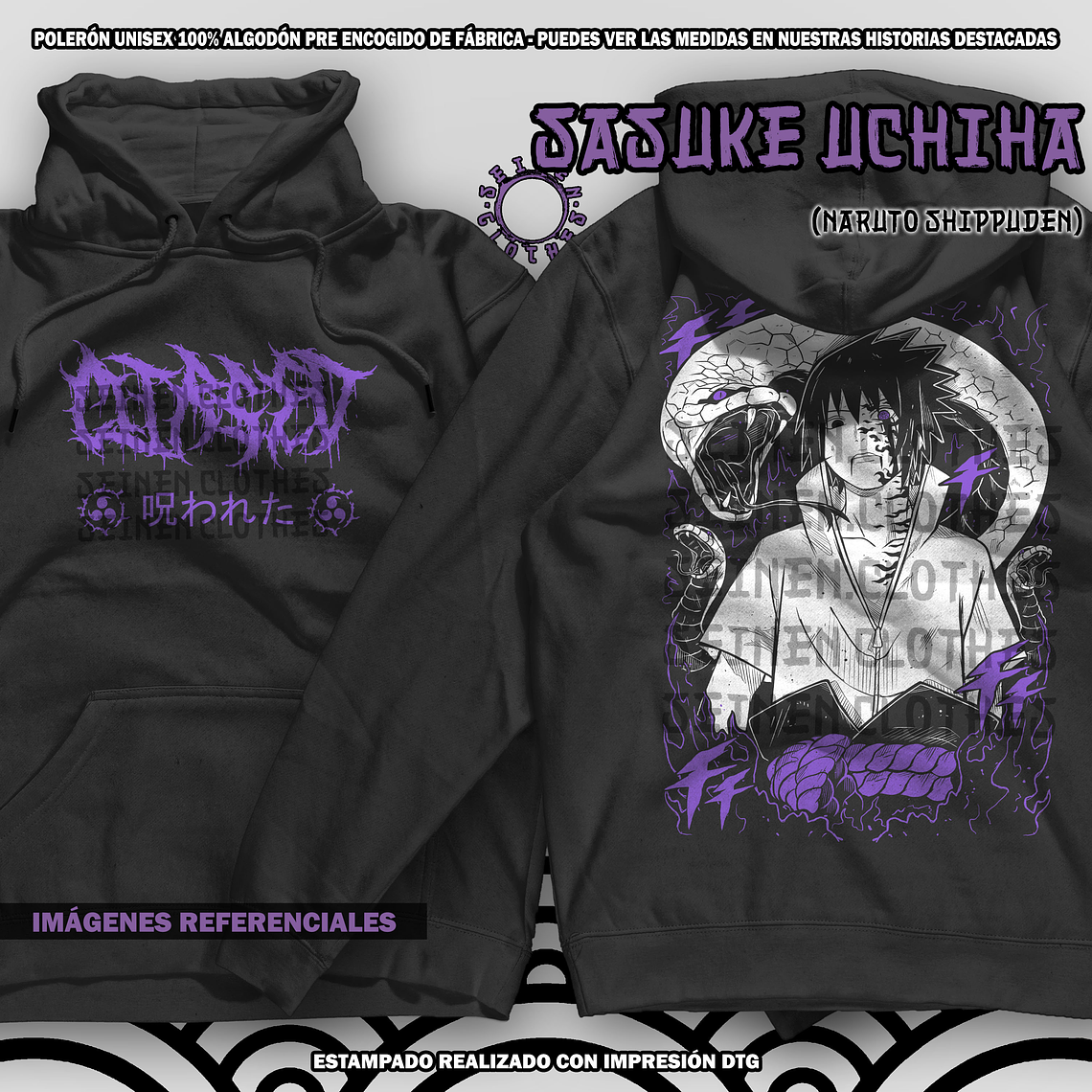 Polerón Sasuke Uchiha - Naruto Shippuden [N] 1