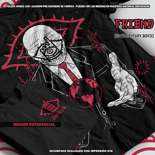 Polera Friend - 20th Century Boys [N]